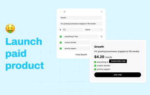 launch your paid products