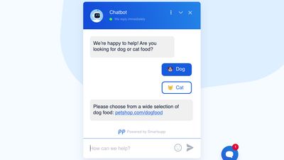 Let the chatbot to recommend the right product or service to your customers