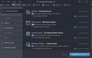 Auslogics BoostSpeed screenshot 1