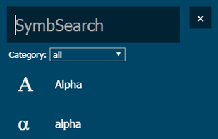 SymbSearch screenshot 1