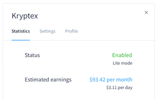 Kryptex screenshot 1