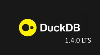 DuckDB 1.4.0 LTS includes file encryption, MERGE support, and Iceberg writes image