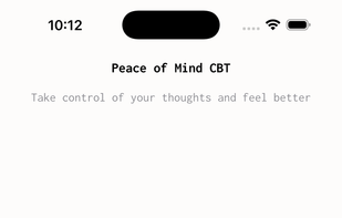 Peace of Mind CBT screenshot 1
