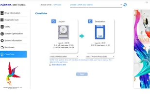 ADATA SSD ToolBox screenshot 1