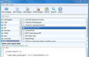 QSnipps for Windows