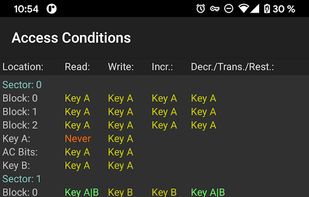 MIFARE Classic Tool (MCT) screenshot 3