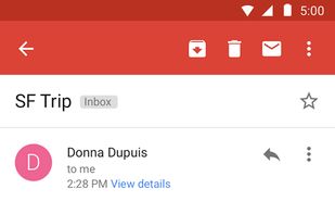 Gmail Go screenshot 2