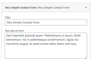 Very Simple Contact Form screenshot 3
