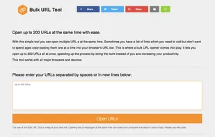 Bulk URL Tool screenshot 1
