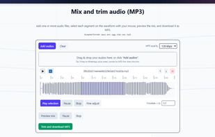 Mix and trim audio