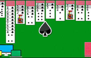 Spider Solitaire 444 screenshot 1