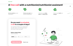 Book or skip your call