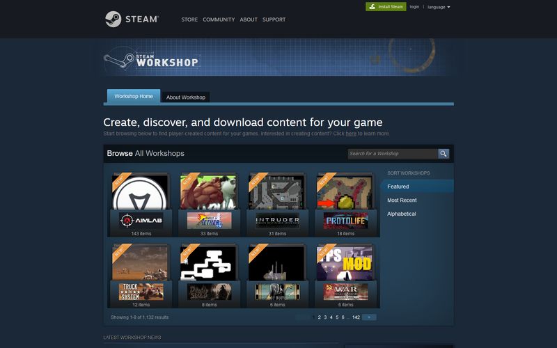 Steam Workshop: Reviews, Features, Pricing & Download