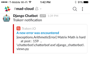 Trakerr.IO screenshot 2