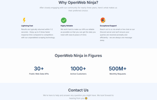 Why OpenWeb Ninja?