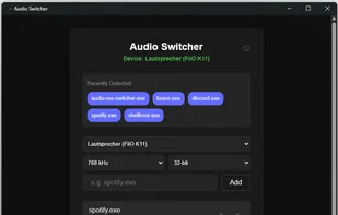 Audio Resolution Switcher screenshot 2