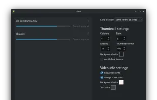 Hana - Video Thumbnails Generator screenshot 2