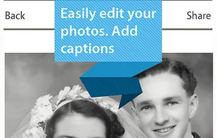 Photo editing: Pic Scanner has tools for easy editing of scanned pictures