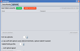 Megabasterd screenshot 2