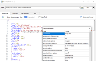 HTTP response data can be formated according to its content-type and displayed using syntax highlighting for JSON, XML and HTML.
