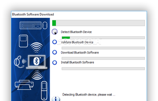 WIDCOMM Bluetooth Software screenshot 1