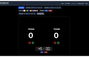digital scoreboard