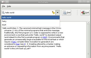Xfce4 Dictionary screenshot 1