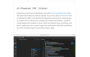Eclipse Theia screenshot 1