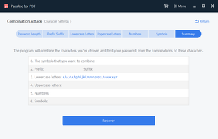 PassRec PDF Password Recovery screenshot 1