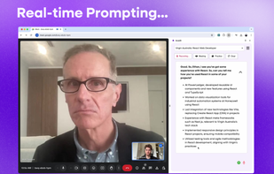 Acedit detects questions in realtime, prompting you with a personalized targeted answer.