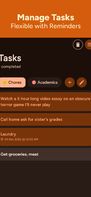 Manage Tasks
Flexible with Reminders
