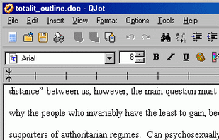 QJot screenshot 1