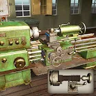 Lathe Machine 3D icon