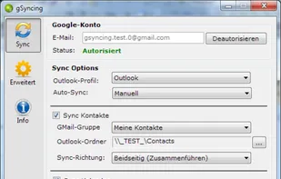 gSyncing screenshot 1