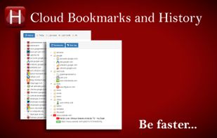 Cloud Bookmarks and History screenshot 1