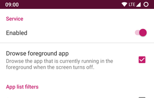 Drowser screenshot 1