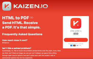 Kaizen.io screenshot 1