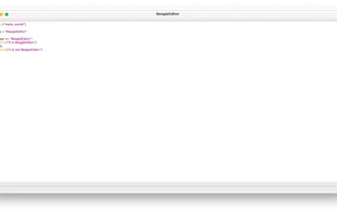 Editing a Python file with BeagleEditor