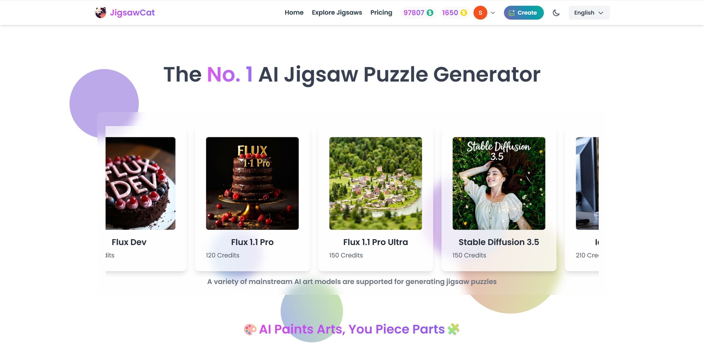 home page