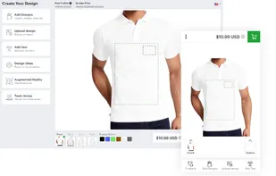 Web to print app for Printers & Decorators.