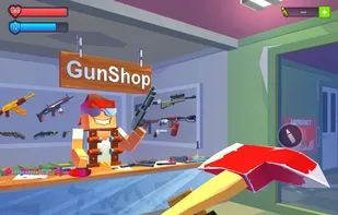 Pixel Combat: Zombie Games 3-D screenshot 2