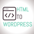 HTML to WordPress icon