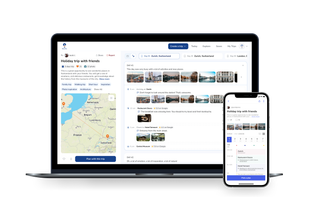 Interact with itineraries on web or iOS.