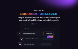 Analize and chat with docs
