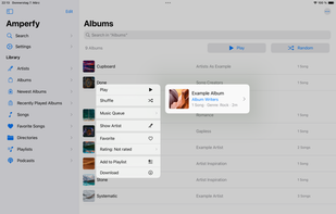 Amperfy Music screenshot 1