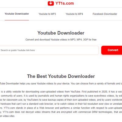Free Online Tool for Downloading YouTube Videos in Different Formats