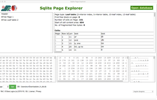 Sqlite Page Explorer screenshot 2