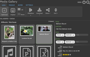 Gallery Server screenshot 3