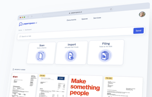 Web-App: Home screen