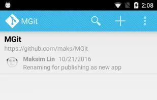 MGit screenshot 1